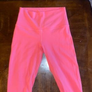 Pink Lululemon align leggings